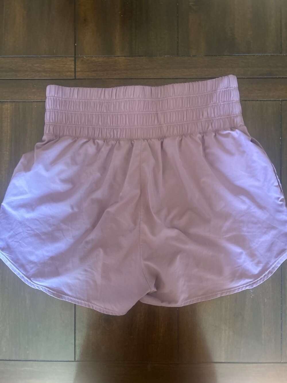 Nike Dri-Fit Womens Purple Running Shorts Elastic Waist Athletic Wear - Picture 2 of 10